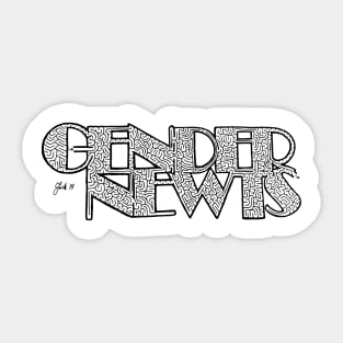 Gender Newts Sticker